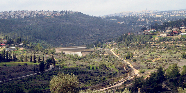 סכר ו מאגר בית זית ב הרי ירושלים