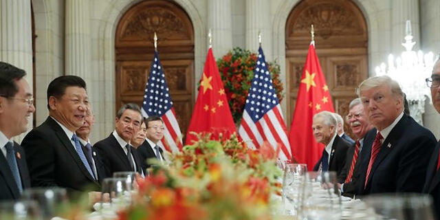 דונלד טראמפ ו שי ג'ינפינג ב פסגת ה-G20