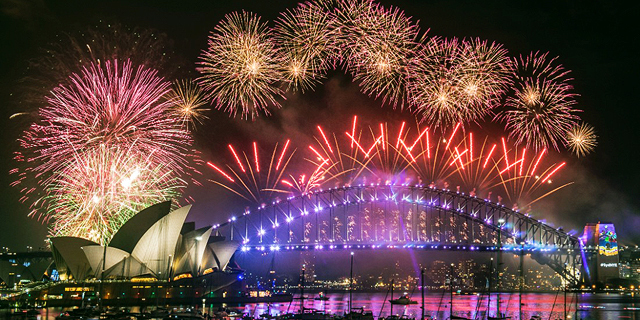 סידני אוסטרליה חגיגות סוף שנה זיקוקים