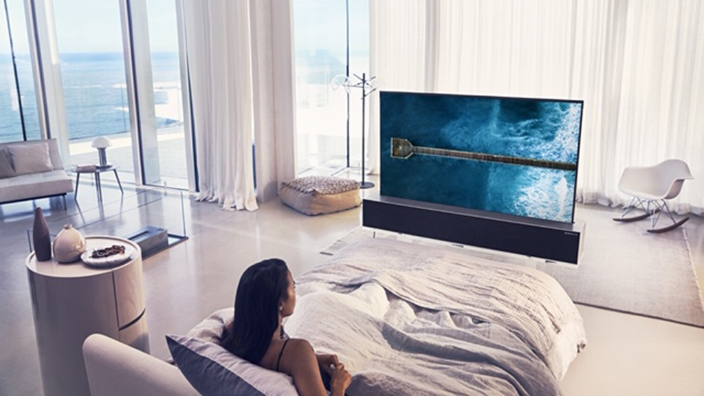טלוויזיה עם מסך גמיש של LG תערוכת CES