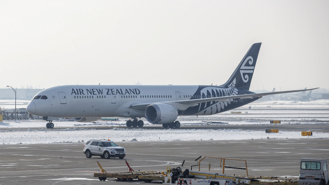 מטוס 787 דרימליינר של חברת אייר ניו זילנד