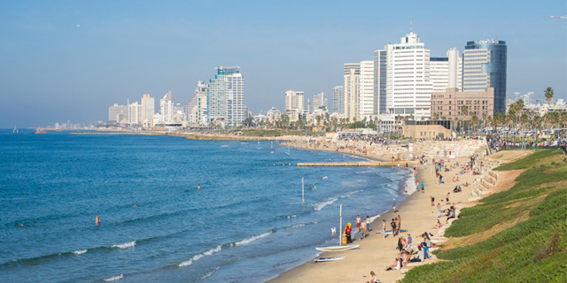 חוף הים ב תל אביב זירת הנדל"ן