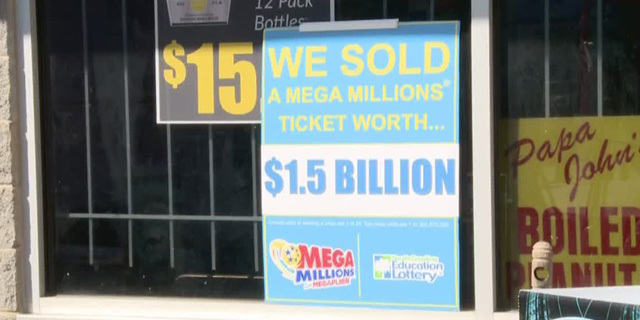 חנות מכרה כרטיס לוטו זכייה 1.5 מיליארד דולר סימפסונוויל דרום קרולינה