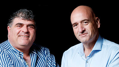 מימין פיני יעקובי ו אמיר יעקובי אחים והבעלים של חברת YSB