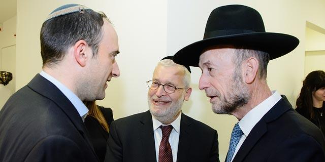 Brix CEO Moshe Wieder with MK Uri Maklev