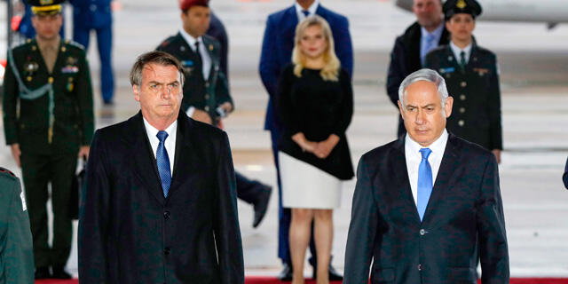 ראש הממשלה בנימין נתניהו ו ז'איר בולסונארו נשיא ברזיל ביקור בישראל