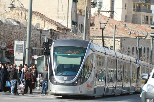 הרכבת הקלה בירושלים, צילום: קבוצת ב.ס.ר