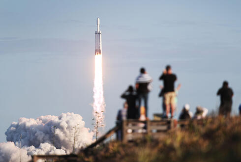 שיגור של SpaceX , צילום: גטי אימג