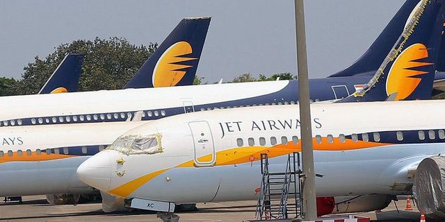 חברת תעופה ג'ט איירווייז Jet Airways הודו קרסה