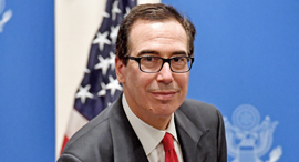 שר האוצר האמריקאי סטיבן מנושין  Steven Mnuchin