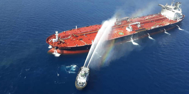 מכלית הנפט הנורבגית שהותקפה בשבוע שעבר