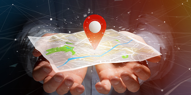 ניווט GPS שירותי מיקום מיפוי מפה