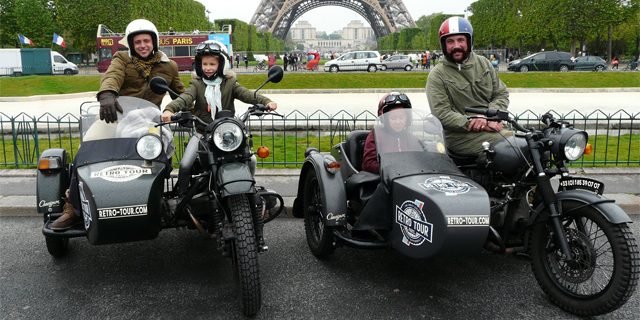 סיור אופנועים פריז סיורים מאורגנים