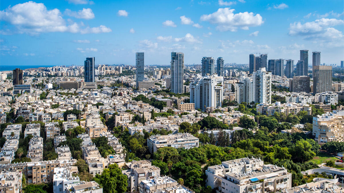 העיר תל אביב מלמעלה  זירת הנדל"ן