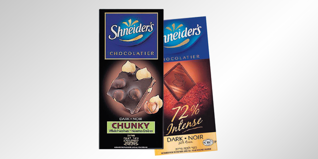 שוקולד מוצרים של שניידרס shneider's