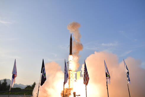 The Arrow missile launches during testing in Alaska. 