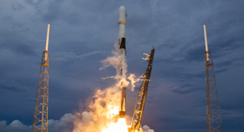 שיגור הלוויין עמוס 17 ספייס X SpaceX
