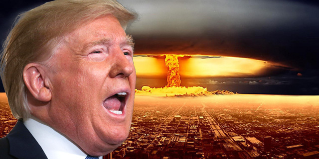 דונלד טראמפ פצצת אטום פיצוץ גרעיני
