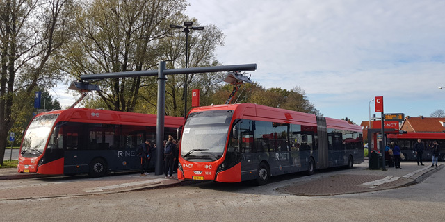 אוטובוסים של אגד ב אירופה רכב חשמלי 