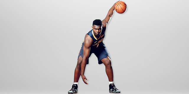 זאיון וויליאמסון שחקן כדורסל ב NBA ניו אורלינס פליקנס