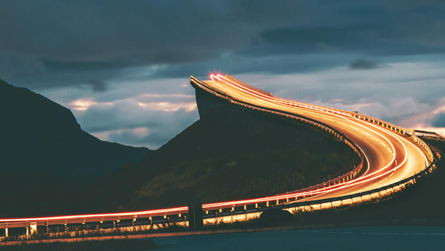 פוטו אוטוסטרדות הכבישים המהירים היפים נורווגיה The Atlantic Roadway
