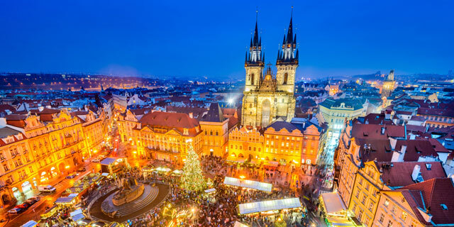 פראג צ'כיה שוק כריסמס חג המולד