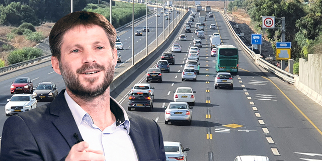 שר התחבורה בצלאל סמוטריץ' נתיב תחבורה ציבורית שיתופית כביש החוף נתיב פלוס