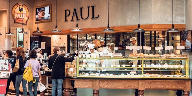 רשת paul patisserie בית קפה צרפתי