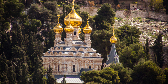 הכנסיה הרוסית ירושלים קתדרלת מריה מגדלנה 