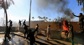התפרעות ב שגרירות ארה"ב ב בגדד עיראק