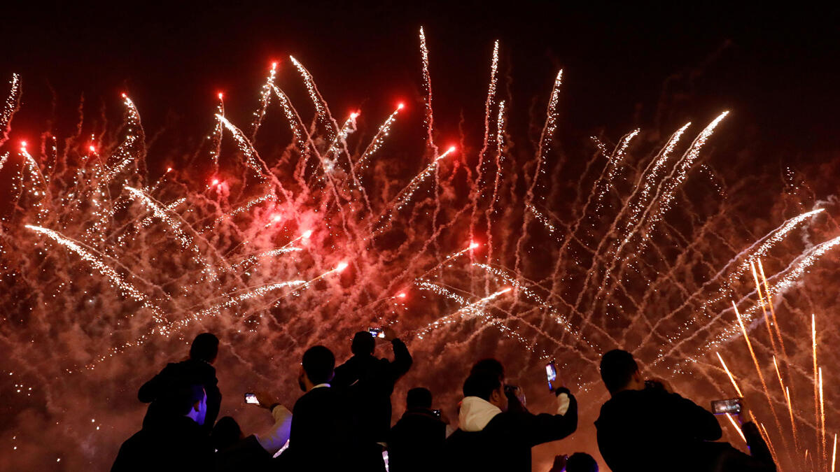 סילבסטר חגיגות שנה אזרחית חדשה 2020 זיקוקים מצרים