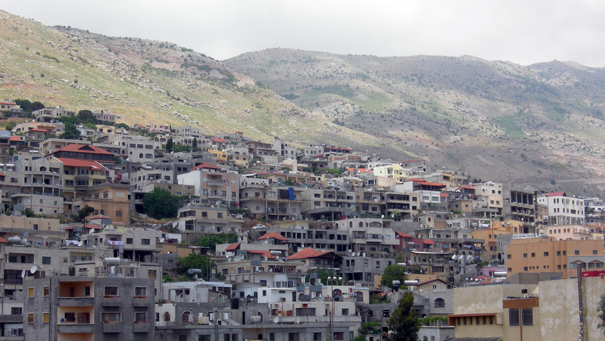 הישוב ה דרוזי מג'דל שמס ב רמת הגולן