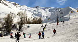 פנאי גולשי סקי איראנים ב דיזין 