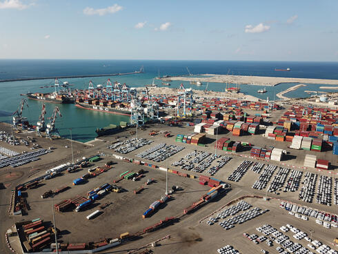 מכולות בנמל אשדוד, צילום: יח"צ נמל אשדוד