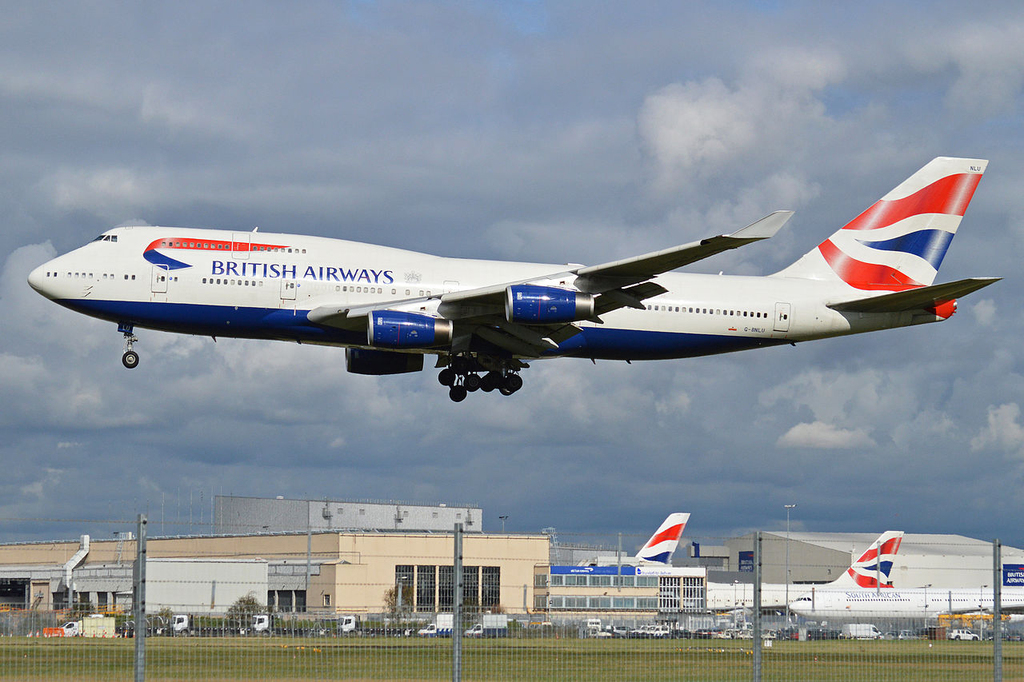 מטוס בואינג 747-436 בריטיש איירווייז שיא מהירות