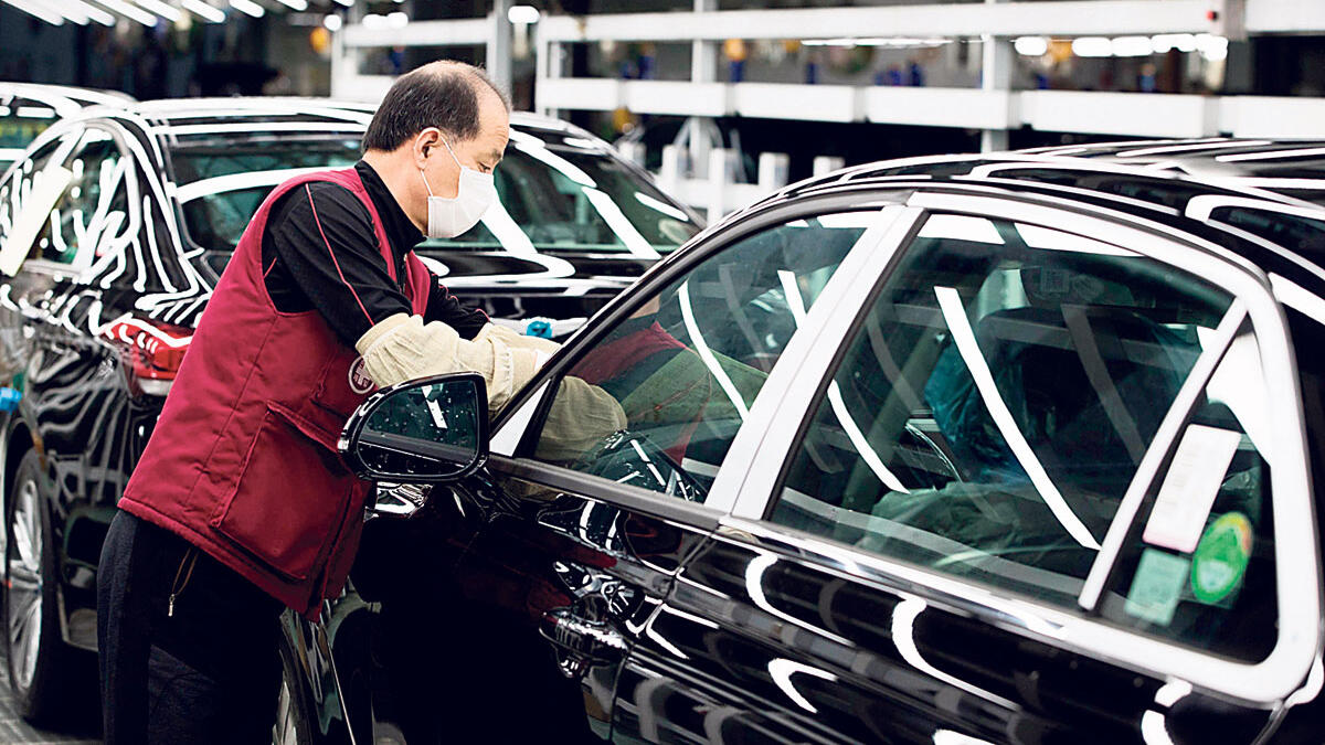 מפעל יונדאי בקוריאה