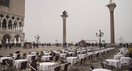 ונציה ריקה מתיירים קורונה 