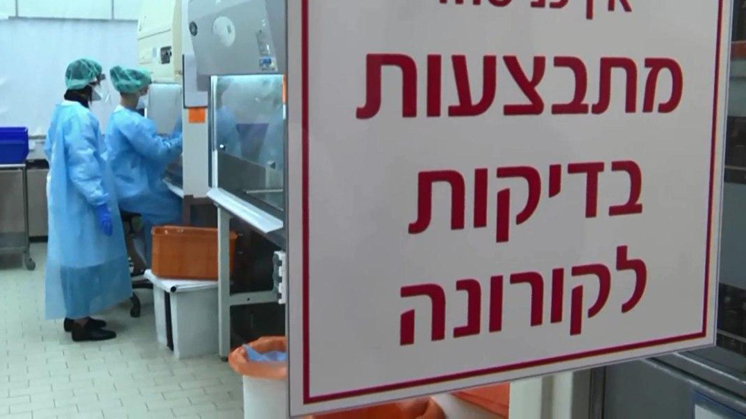 תהליך בדיקה מעבדה נגיף הקורונה קורונה בית חולים שיבא