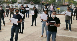 הפגנה מחאת עובדי חדשות 13
