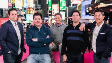 הנהלת Vast Data ווסט דאטה מימין אייברי פאם רנן חלק שחר פינבליט מייקל ווינג ו ג'ף דנוורת