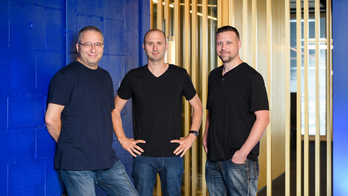 המייסדי החברה ראפיד Rapyd מימין: עומר פריאל אריק שטילמן ו ארקדי קרפמן