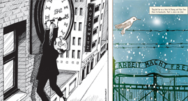 פנאי מימין: דפים מתוך “ציפור לבנה” של ר”ג פלאסיו והדור השני של מישל קישקה