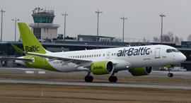 מטוס אייר בלטיק חברת תעופה לטביה