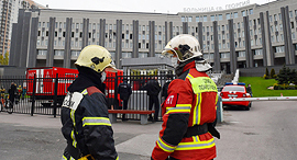 שריפה ב בית חולים מוסקבה רוסיה