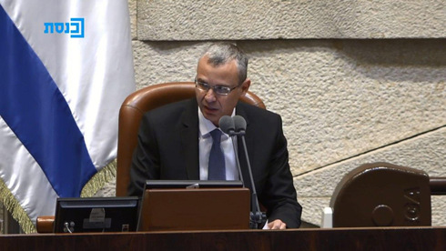 היו"ר הזמני של הוועדה המסדרת, יריב לוין, צילום מסך: ערוץ הכנסת 