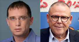 יו"ר ההסתדרות ארנון בר דוד ו רן גוראון  מנכ״ל פלאפון