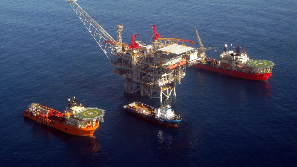 אסדת תמר (צילום: אלבטרוס) גז ה טבעי מ קידוח מאגר תמר