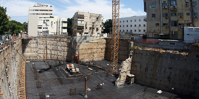 אתר בנייה של מגדל פרישמן 46 תל אביב