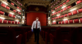 תיאטרון לה סקאלה מילאנו איטליה קורונה נפתח מחדש אחרי שהיה מושבת