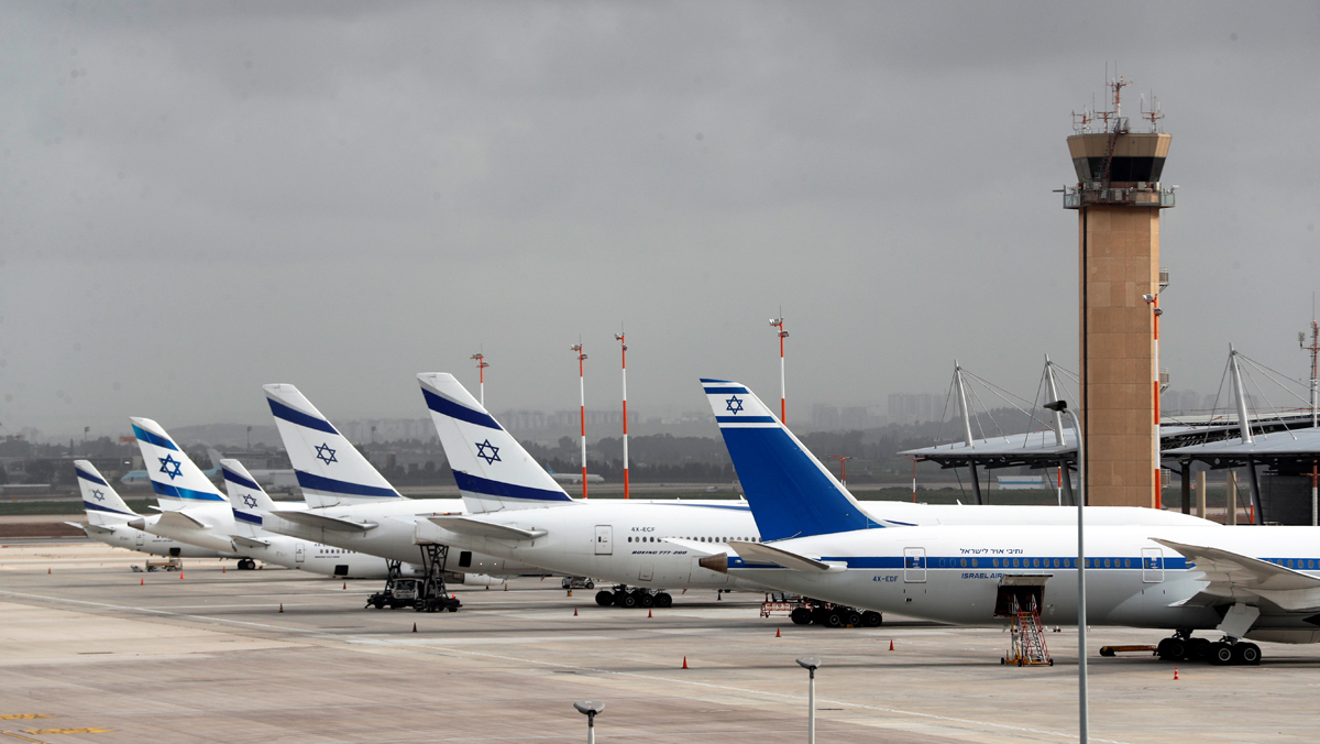 מטוסים מושבתים אל על חברת תעופה נתב"ג קורונה 